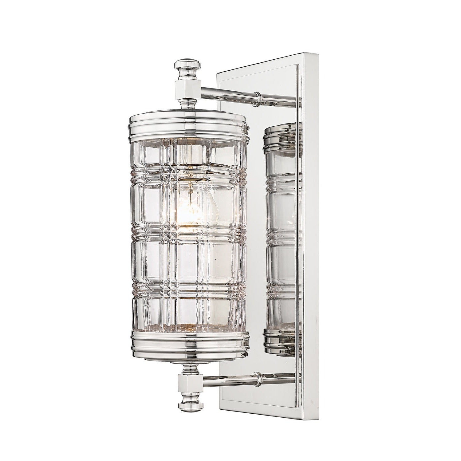 Z-Lite - 344-1S-PN - One Light Wall Sconce - Archer - Polished Nickel