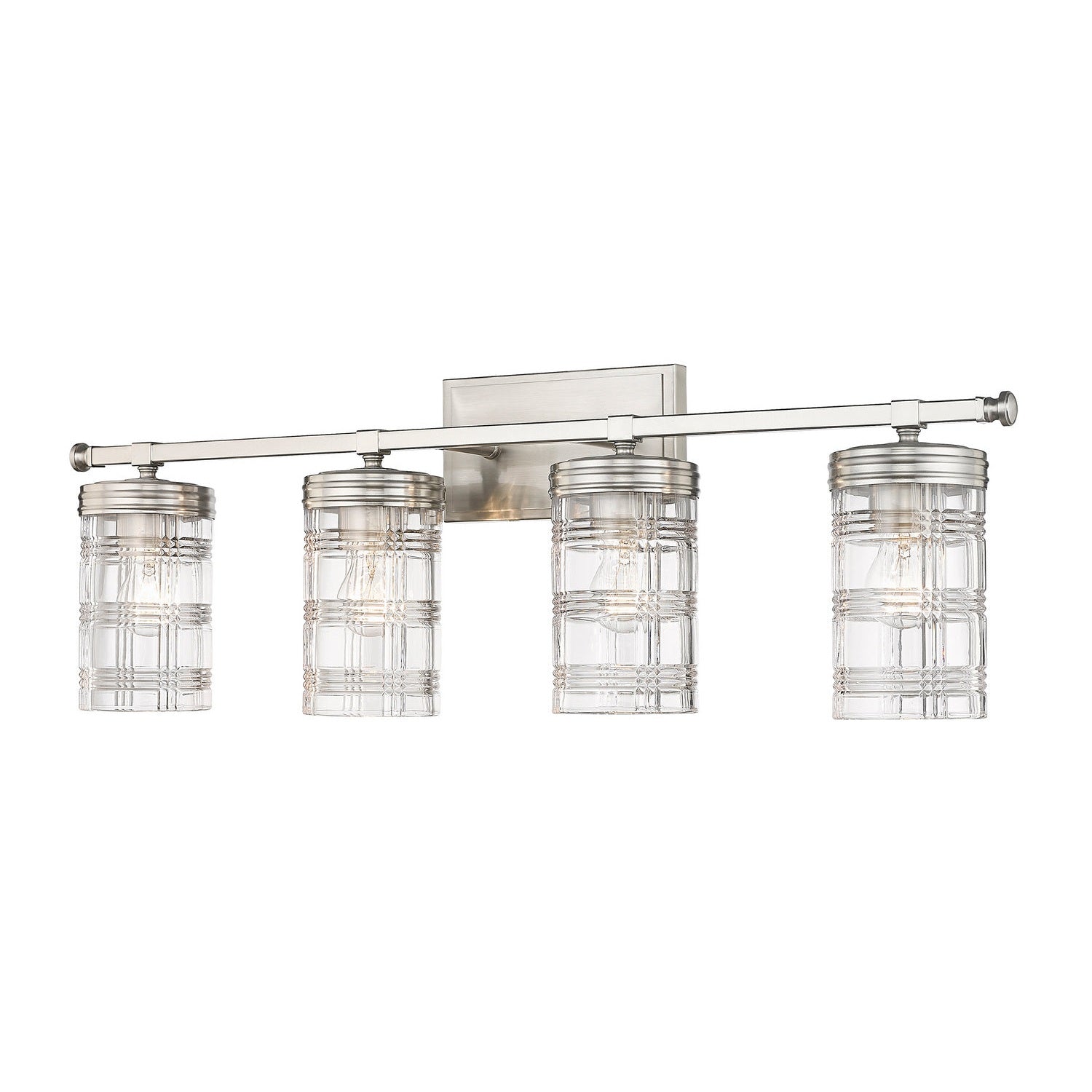 Z-Lite - 344-4V-BN - Four Light Vanity - Archer - Brushed Nickel