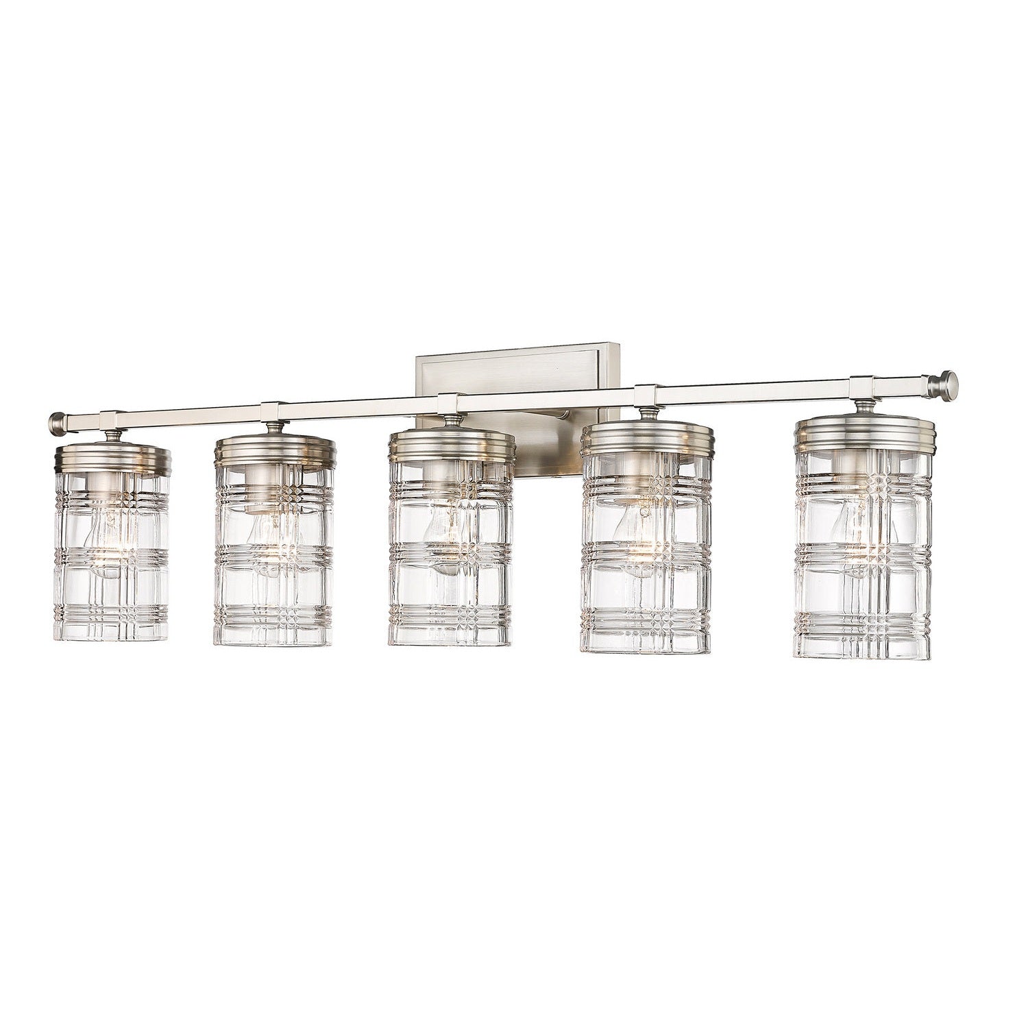 Z-Lite - 344-5V-BN - Five Light Vanity - Archer - Brushed Nickel