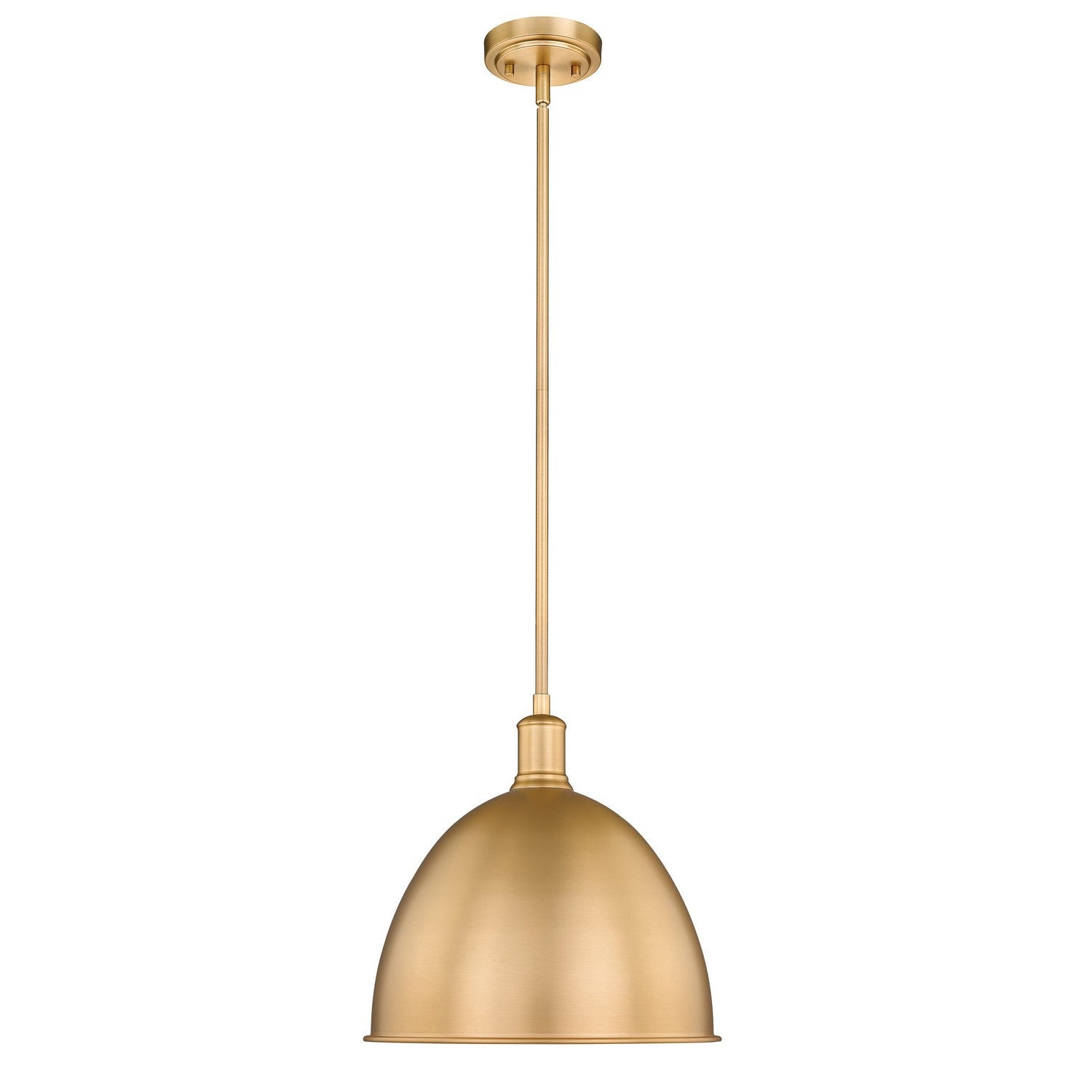 Z-Lite - 4500P12-CB - One Light Pendant - Sawyer - Classic Brass