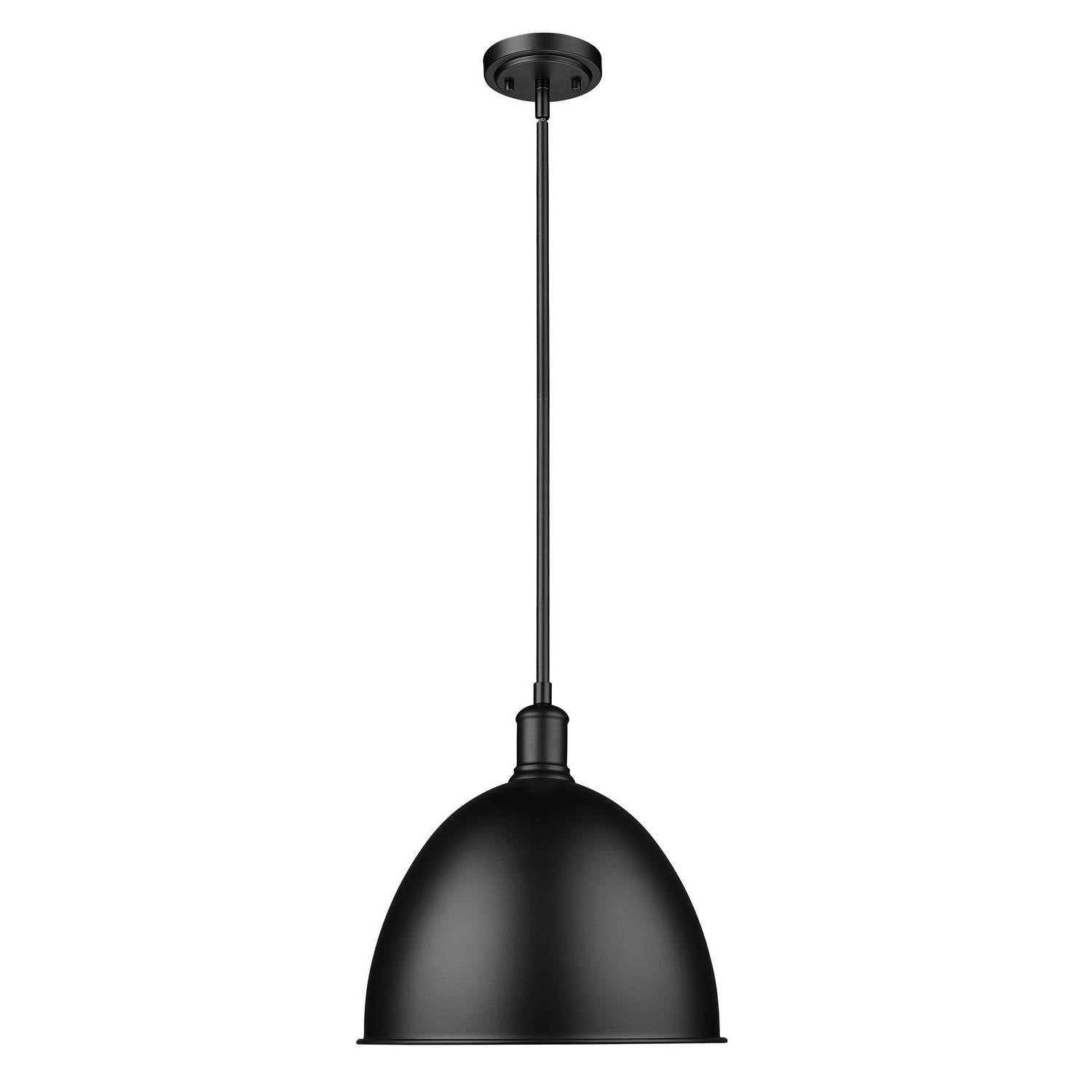 Z-Lite - 4500P12-MB - One Light Pendant - Sawyer - Matte Black