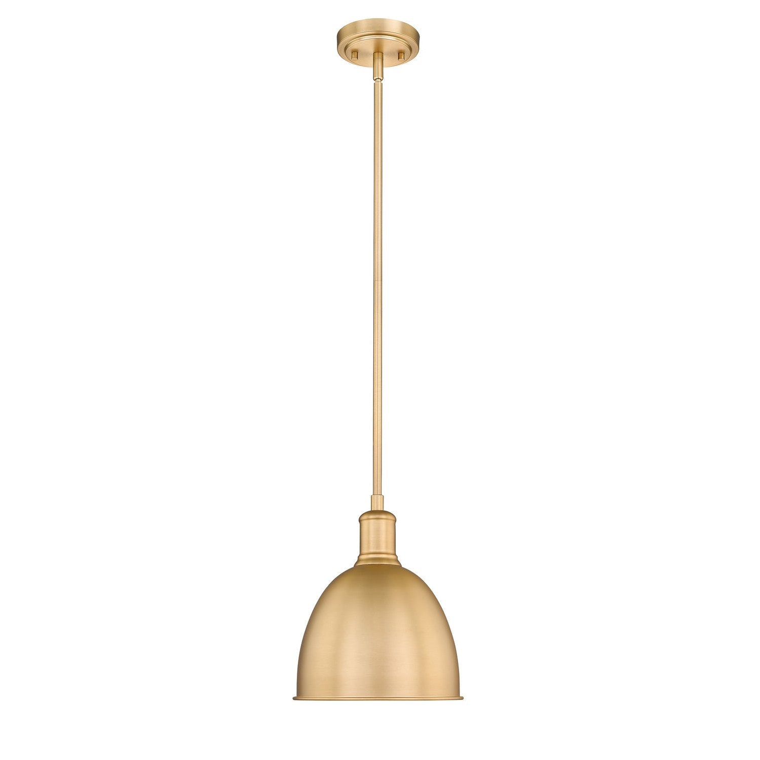 Z-Lite - 4500P8-CB - One Light Pendant - Sawyer - Classic Brass