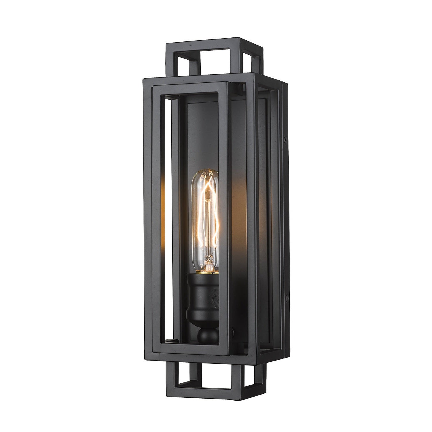 Z-Lite - 454-1S-MB - One Light Wall Sconce - Titania - Matte Black