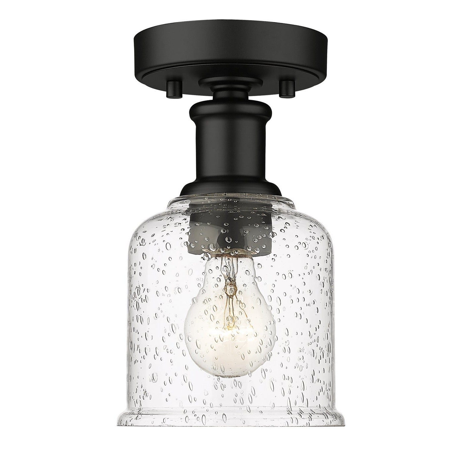 Z-Lite - 734F1-MB - One Light Flush Mount - Bryant - Matte Black