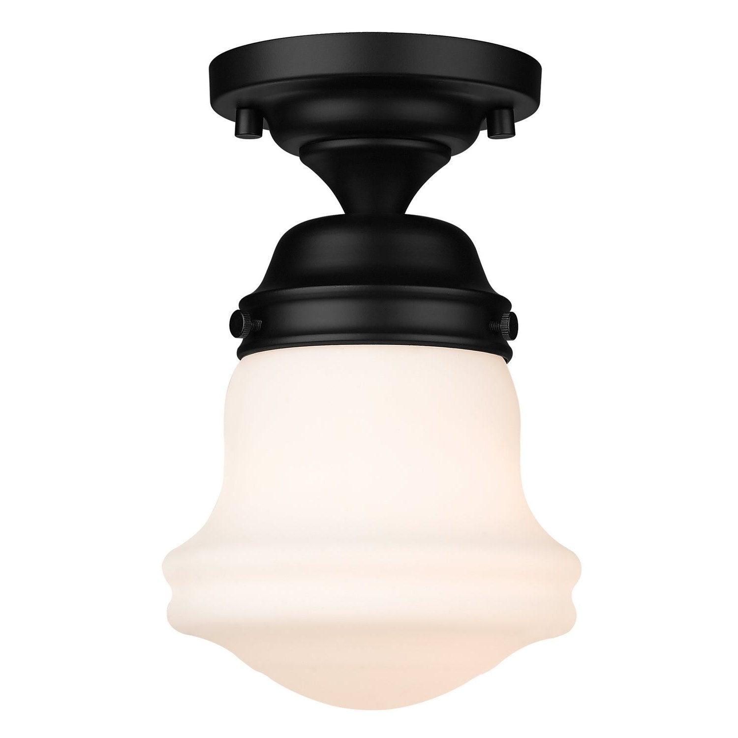 Z-Lite - 735F1-MB - One Light Flush Mount - Vaughn - Matte Black