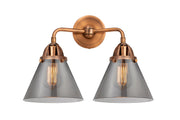 Innovations - 288-2W-AC-G43 - Two Light Bath Vanity - Nouveau 2 - Antique Copper