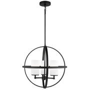 Generation Lighting - 3124603EN3-112 - Three Light Chandelier - Alturas - Midnight Black