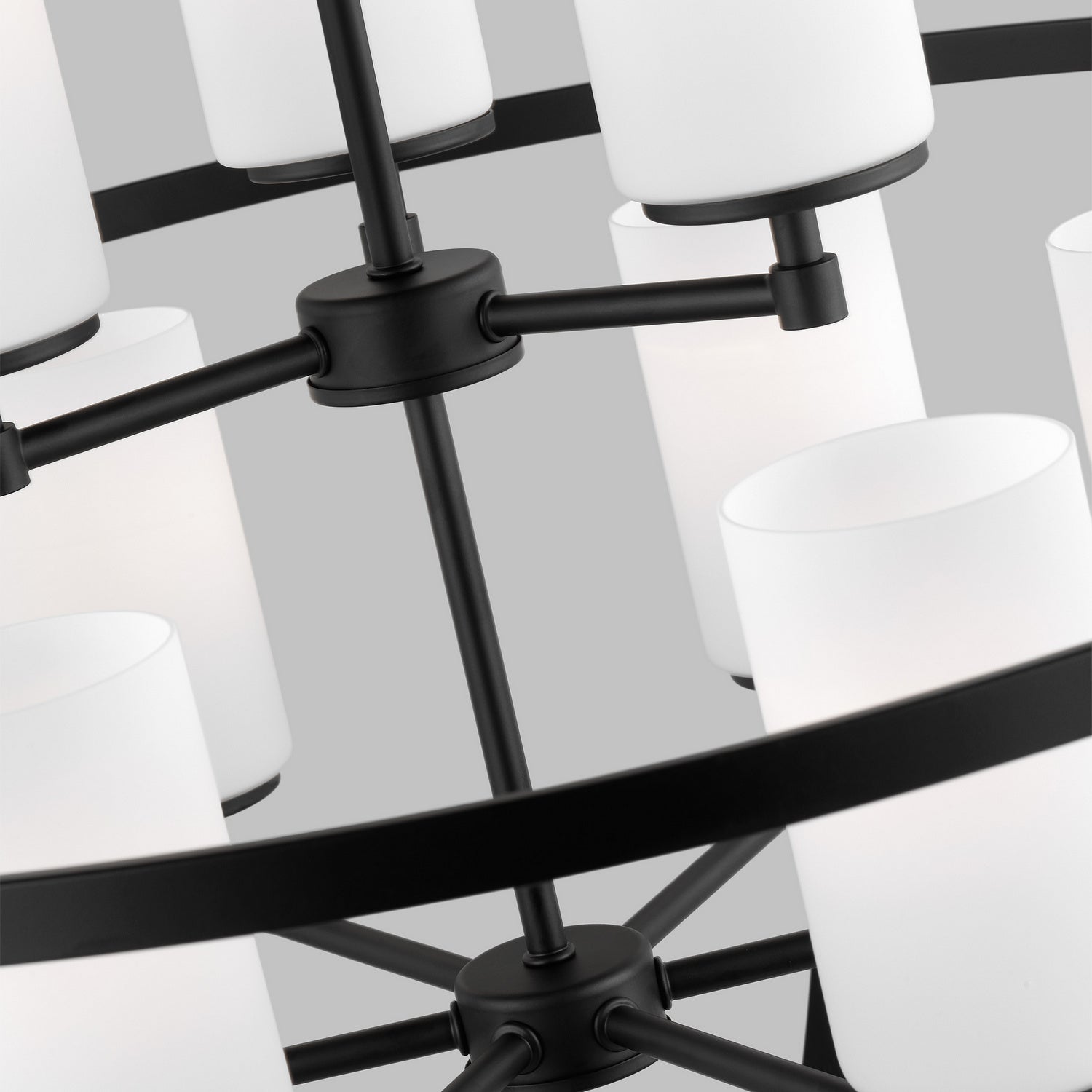 Generation Lighting - 3124609EN3-112 - Nine Light Chandelier - Alturas - Midnight Black