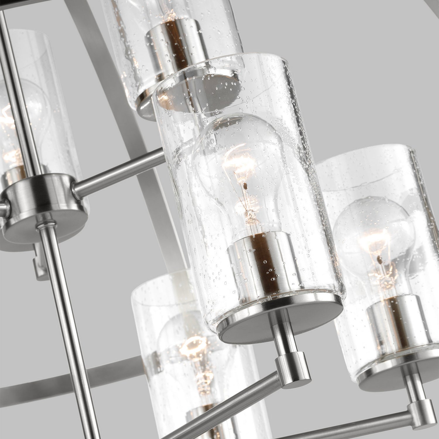 Generation Lighting - 3124679-962 - Nine Light Chandelier - Alturas - Brushed Nickel