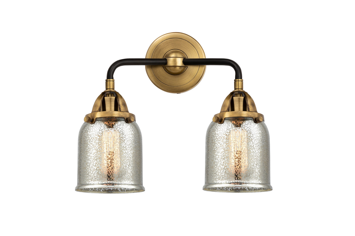 Innovations - 288-2W-BAB-G58 - Two Light Bath Vanity - Nouveau 2 - Black Antique Brass