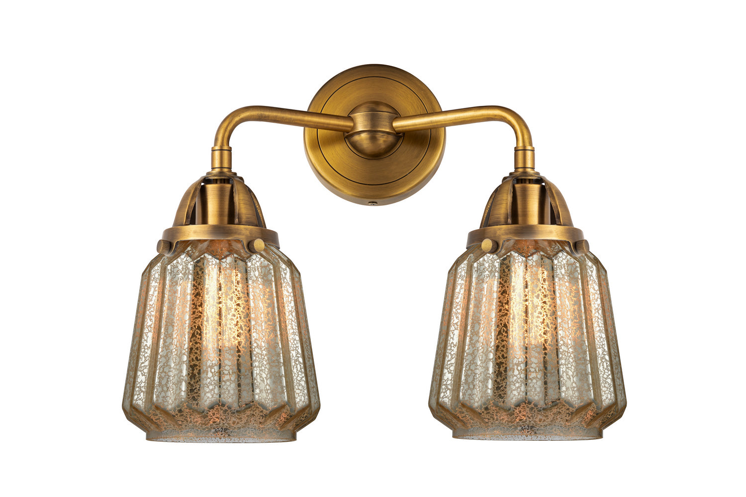 Innovations - 288-2W-BB-G146 - Two Light Bath Vanity - Nouveau 2 - Brushed Brass