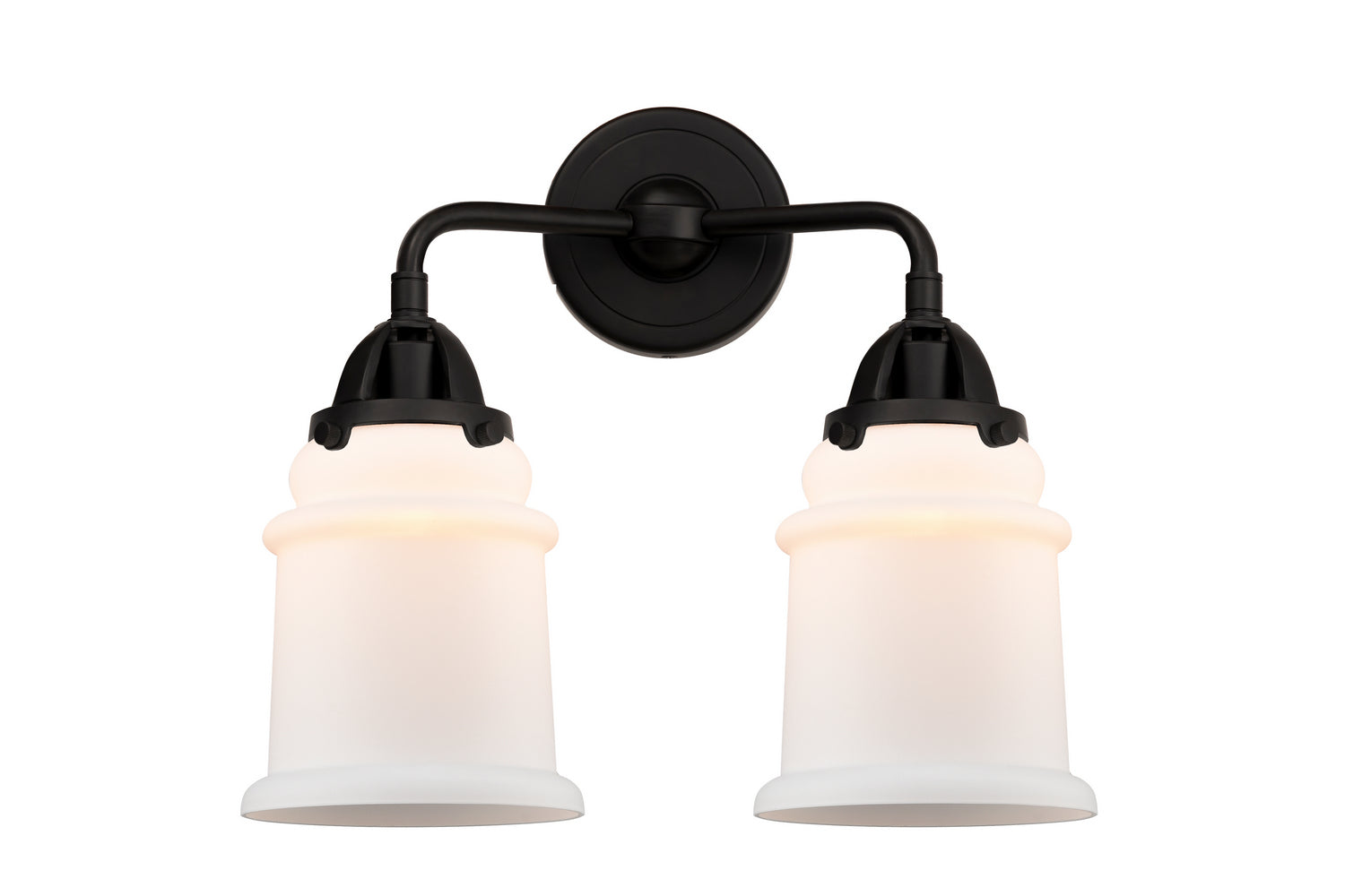 Innovations - 288-2W-BK-G181 - Two Light Bath Vanity - Nouveau 2 - Matte Black