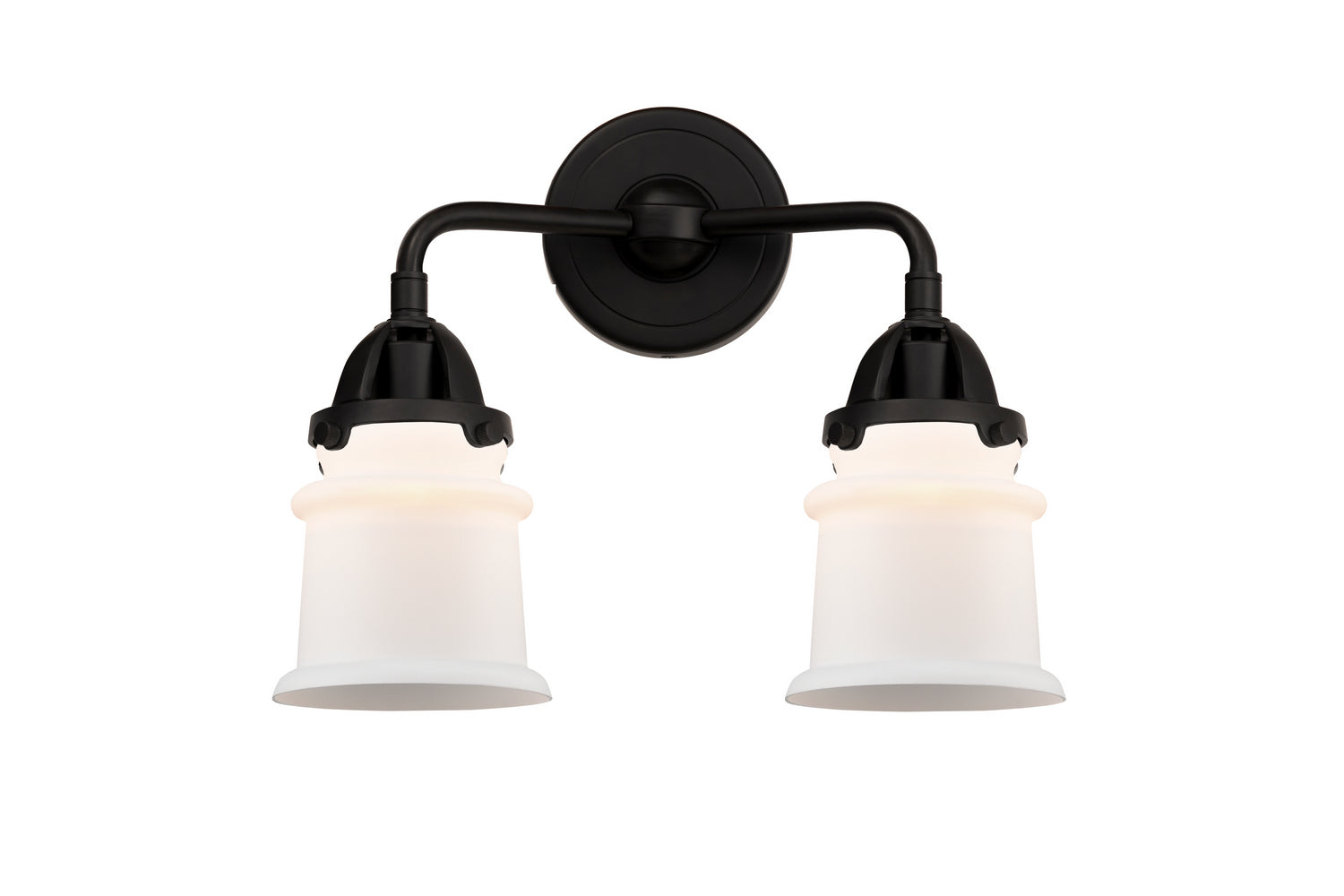 Innovations - 288-2W-BK-G181S - Two Light Bath Vanity - Nouveau 2 - Matte Black