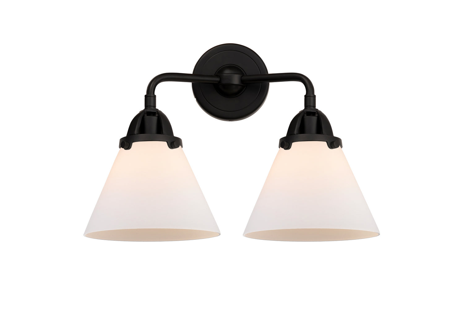Innovations - 288-2W-BK-G41 - Two Light Bath Vanity - Nouveau 2 - Matte Black
