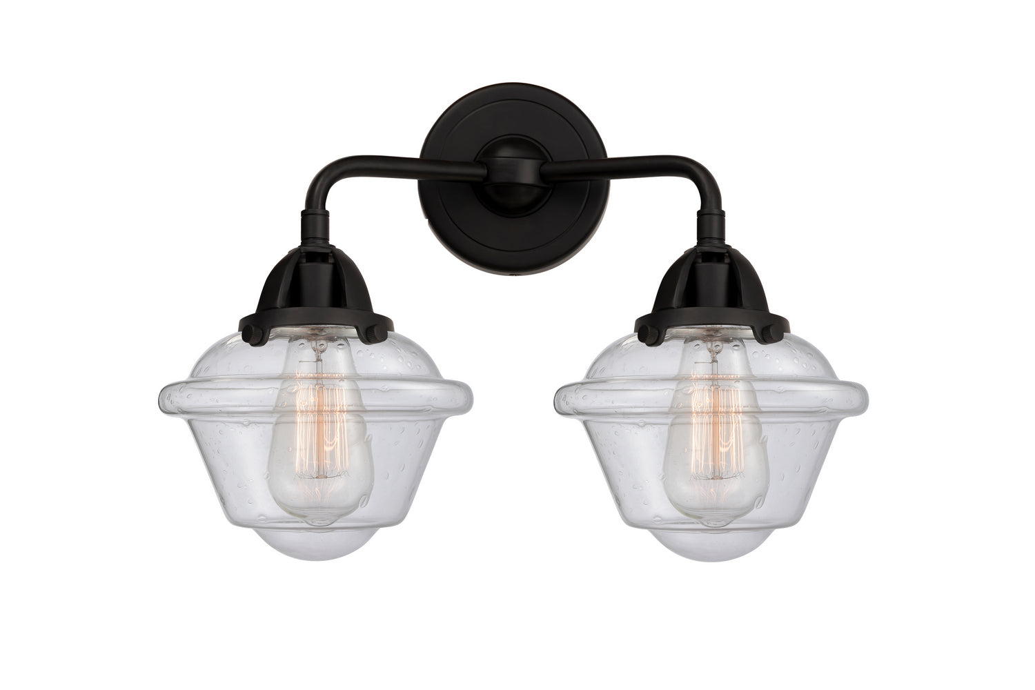 Innovations - 288-2W-BK-G534 - Two Light Bath Vanity - Nouveau 2 - Matte Black