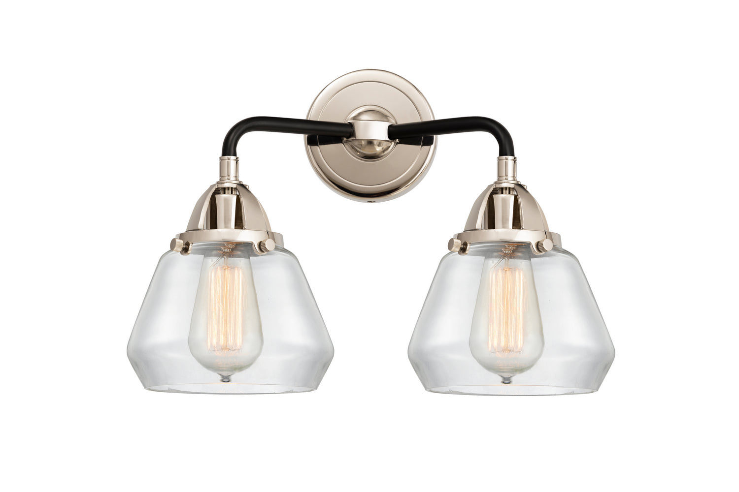 Innovations - 288-2W-BPN-G172 - Two Light Bath Vanity - Nouveau 2 - Black Polished Nickel