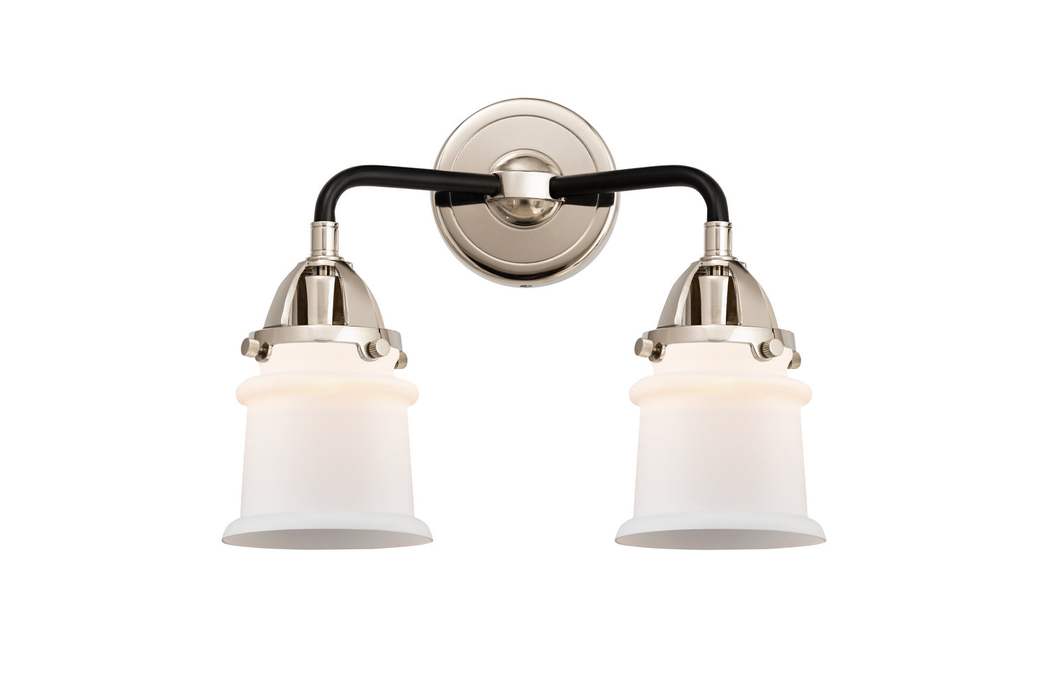 Innovations - 288-2W-BPN-G181S - Two Light Bath Vanity - Nouveau 2 - Black Polished Nickel