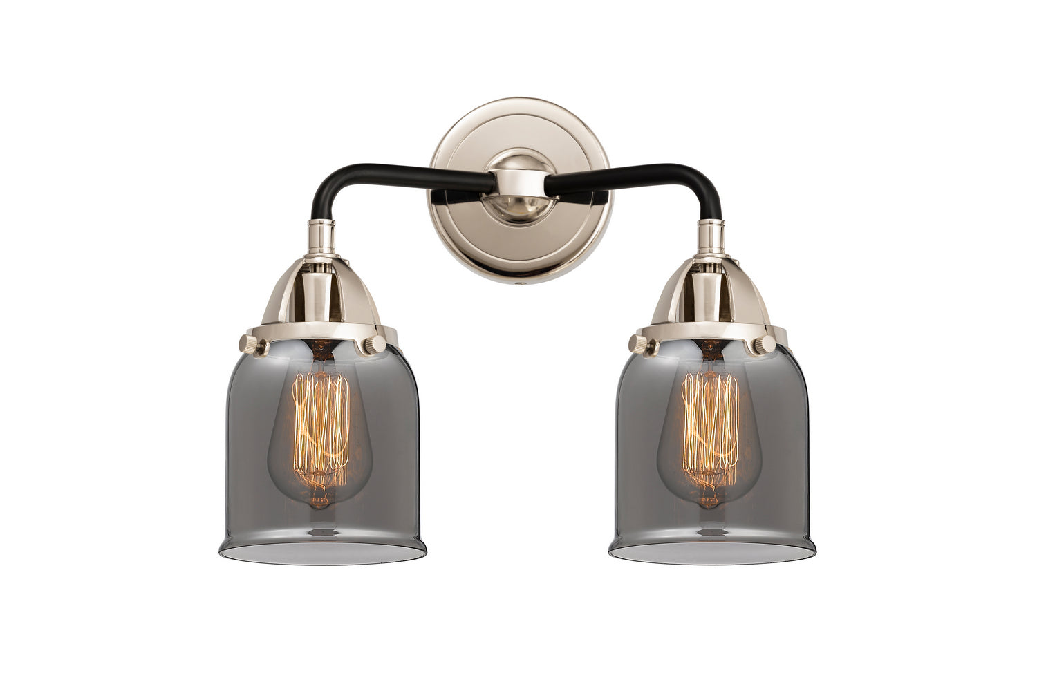 Innovations - 288-2W-BPN-G53 - Two Light Bath Vanity - Nouveau 2 - Black Polished Nickel