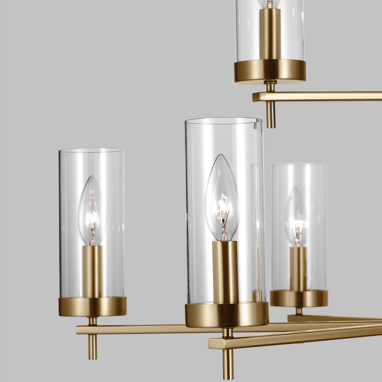 Visual Comfort Studio - 3190309EN-848 - Nine Light Chandelier - Zire - Satin Brass