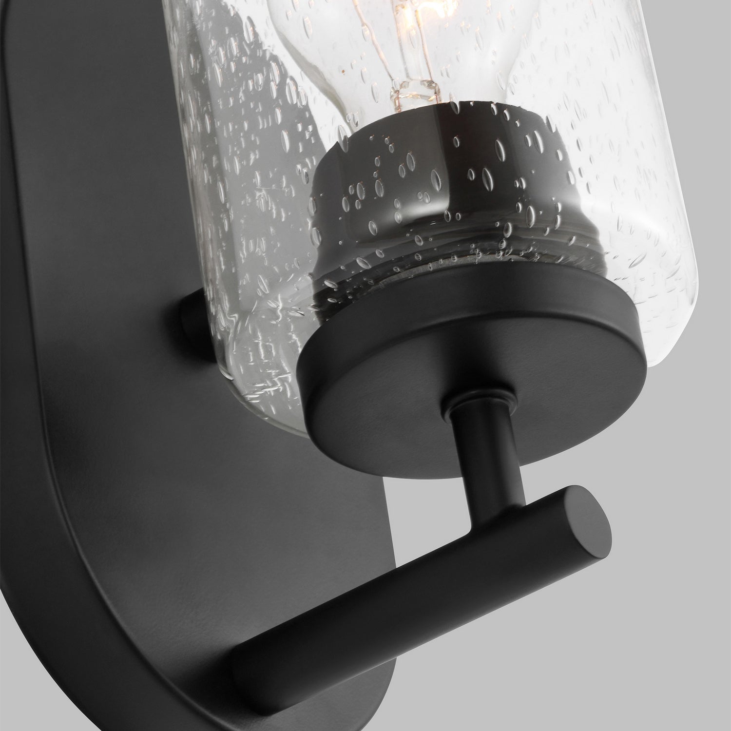 Generation Lighting - 41170-112 - One Light Wall / Bath Sconce - Oslo - Midnight Black