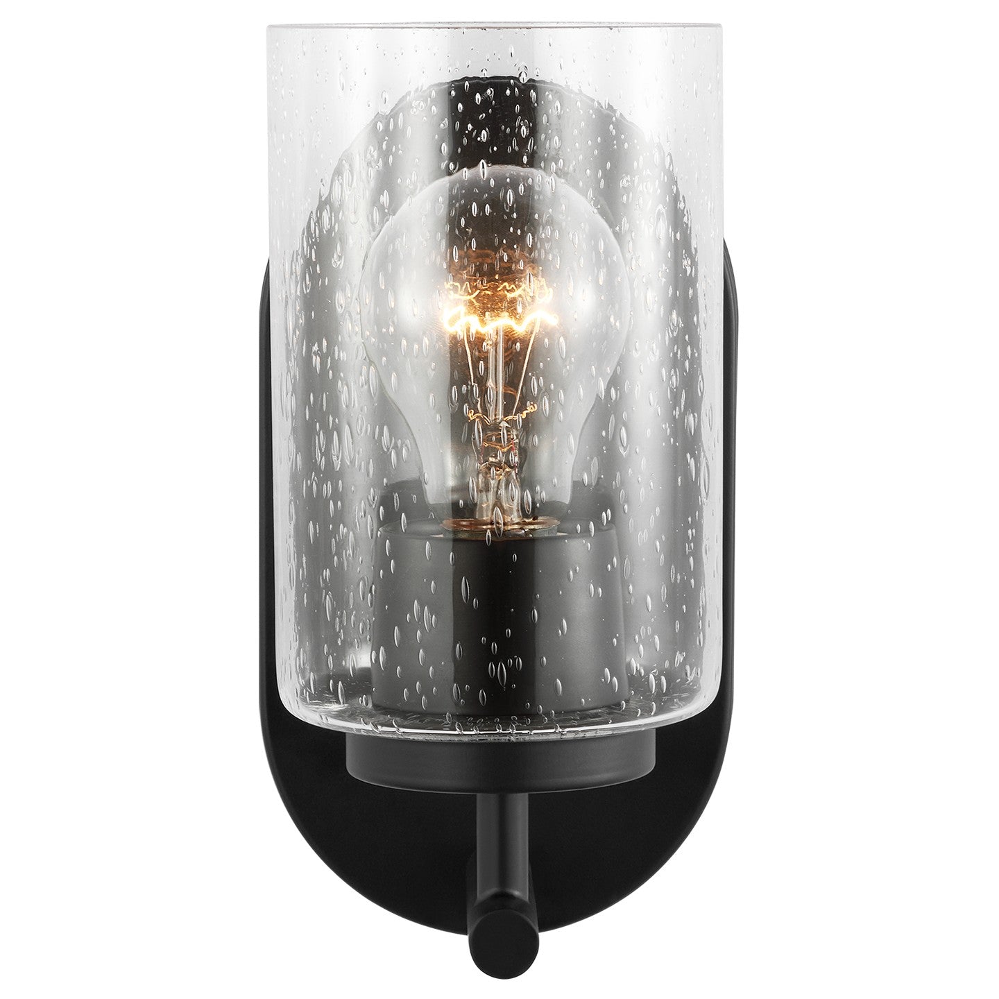 Generation Lighting - 41170-112 - One Light Wall / Bath Sconce - Oslo - Midnight Black