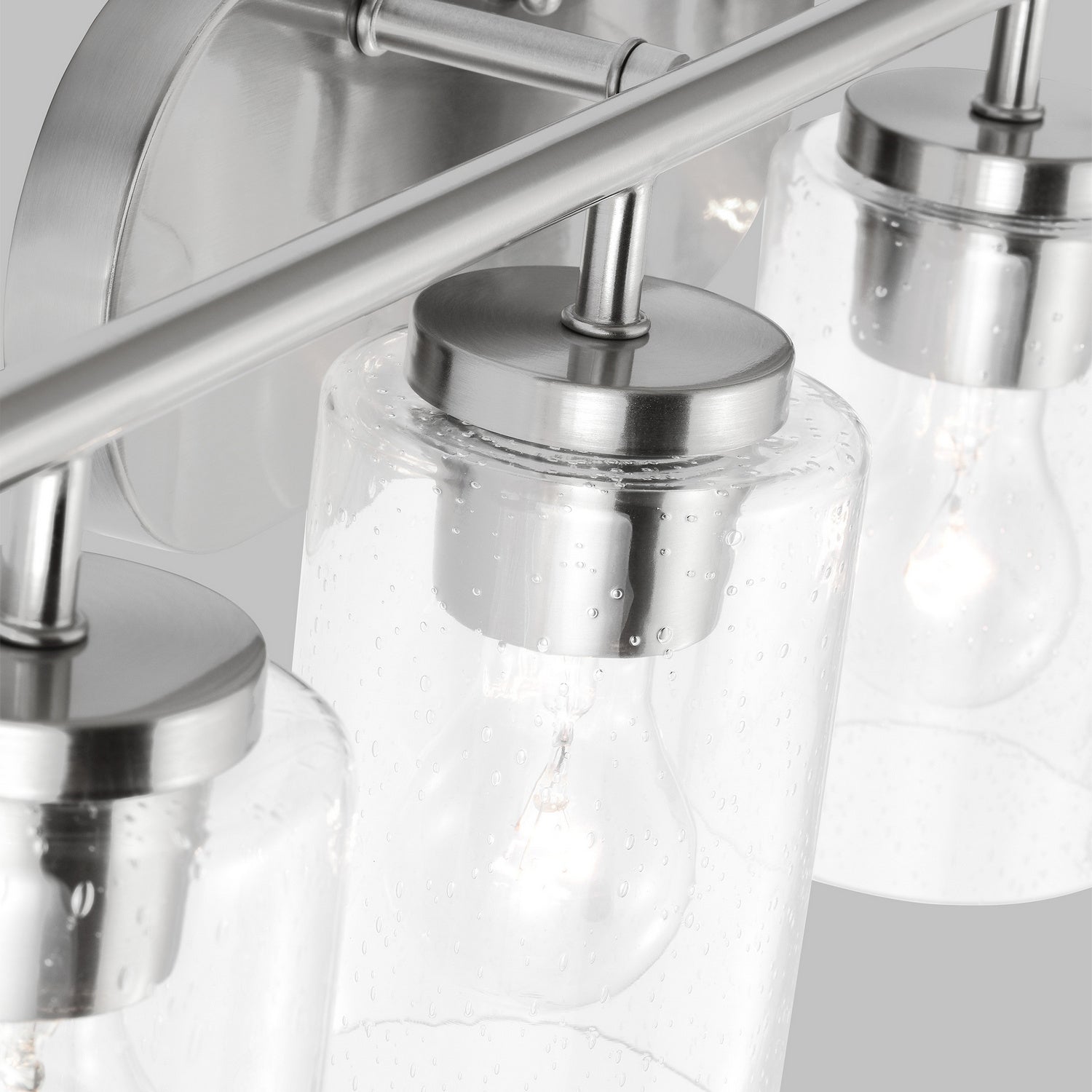 Generation Lighting - 41173-962 - Four Light Wall / Bath - Oslo - Brushed Nickel