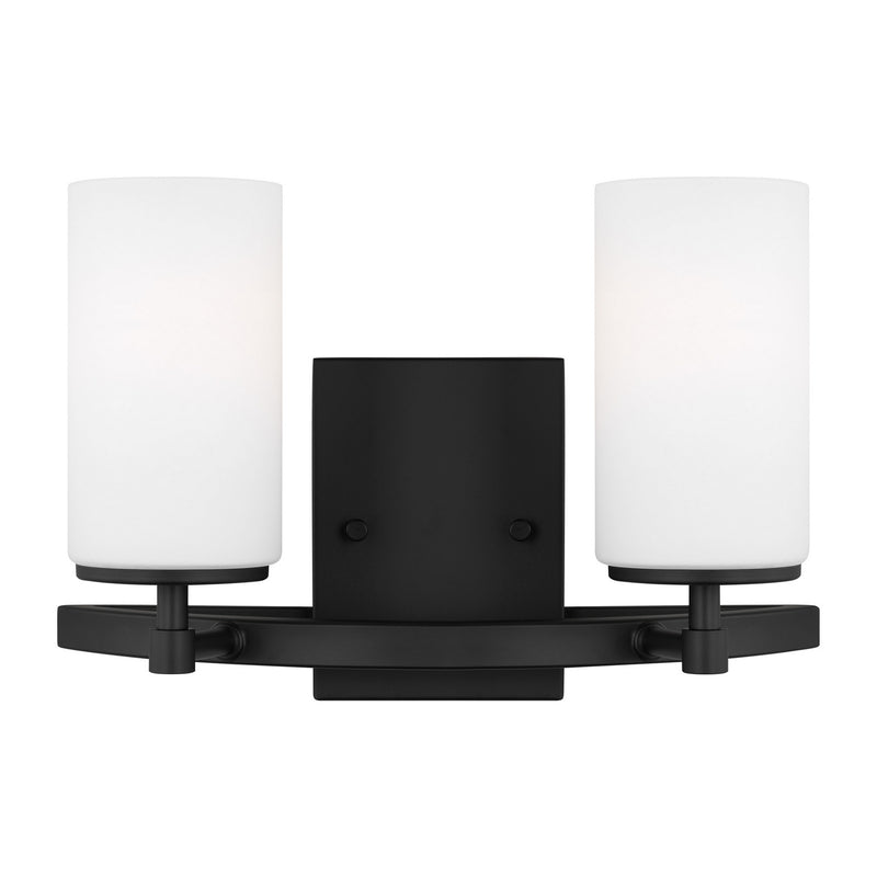 Generation Lighting - 4424602-112 - Two Light Wall / Bath - Alturas - Midnight Black