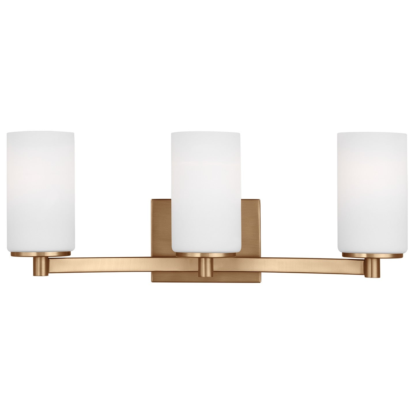 Generation Lighting - 4439103EN3-848 - Three Light Wall / Bath - Hettinger - Satin Brass