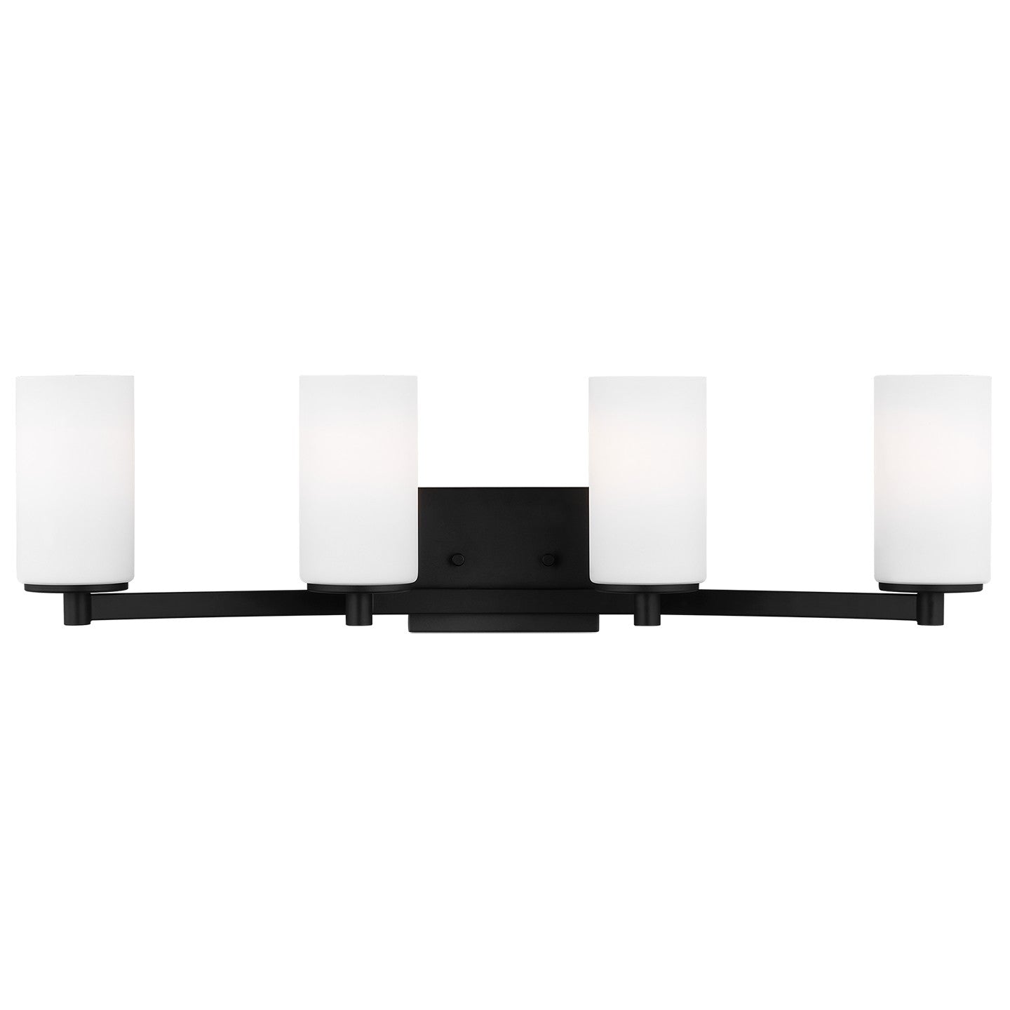 Generation Lighting - 4439104-112 - Four Light Wall / Bath - Hettinger - Midnight Black