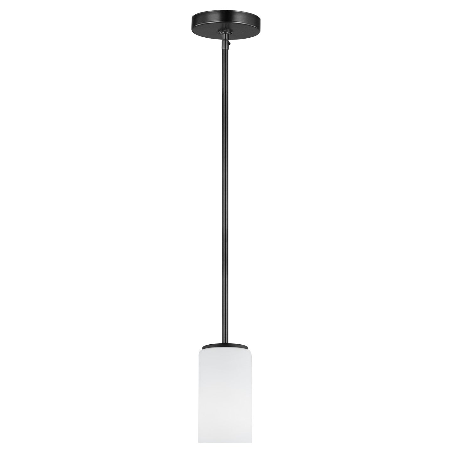 Generation Lighting - 6124601-112 - One Light Mini-Pendant - Alturas - Midnight Black