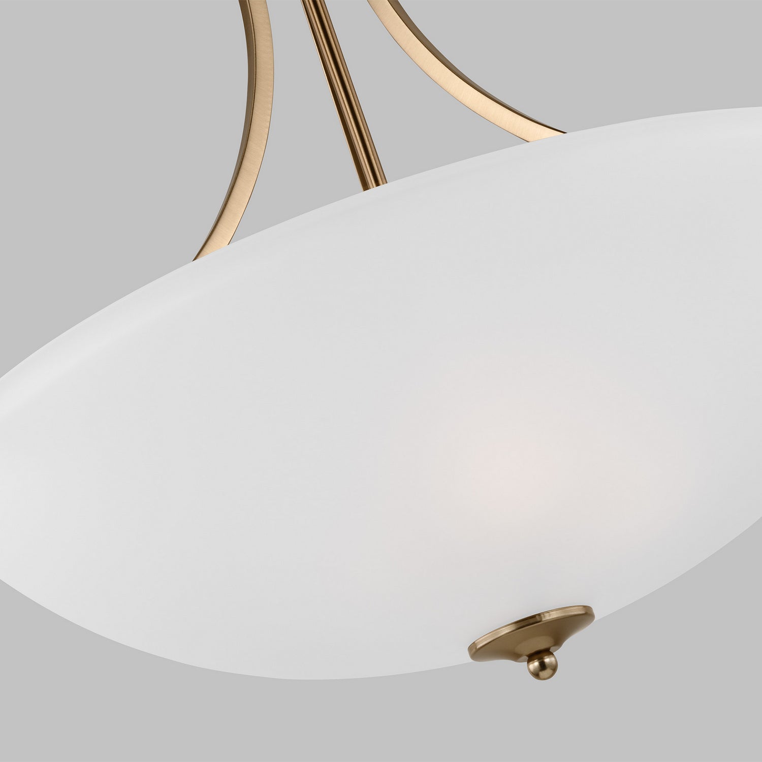 Generation Lighting - 6616504EN3-848 - Four Light Pendant - Geary - Satin Brass