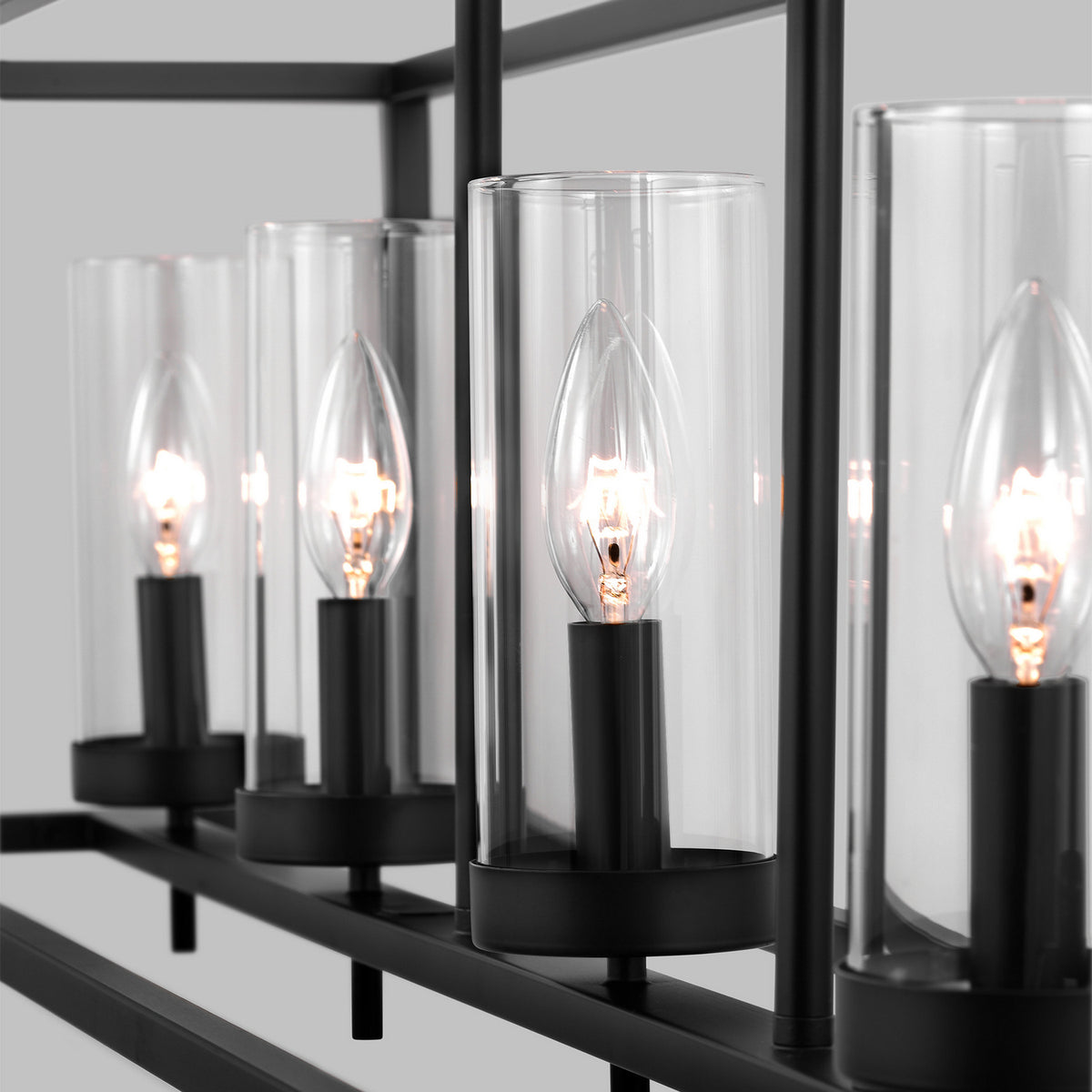 Visual Comfort Studio - 6690305EN-112 - Five Light Island Pendant - Zire - Midnight Black