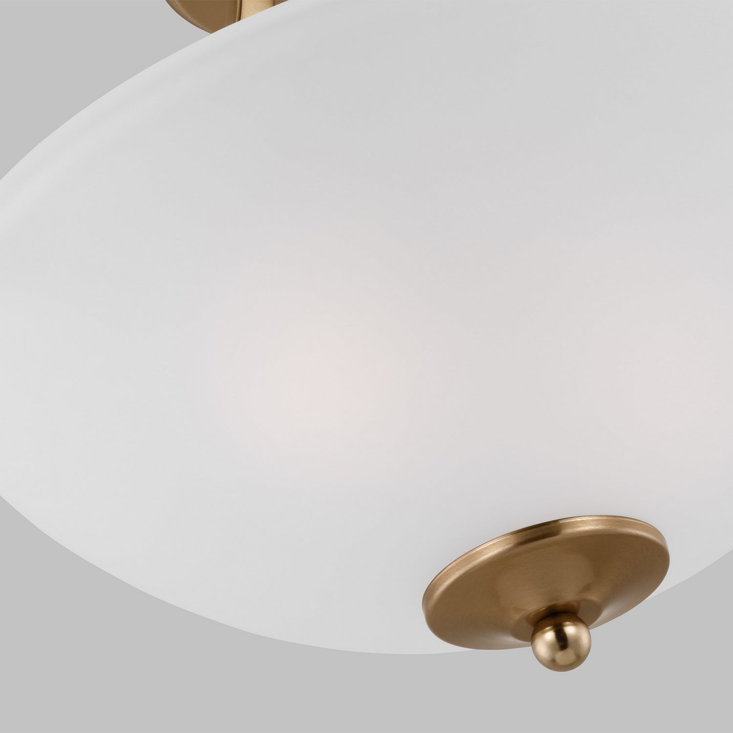 Generation Lighting - 7716502-848 - Two Light Semi-Flush Convertible Pendant - Geary - Satin Brass