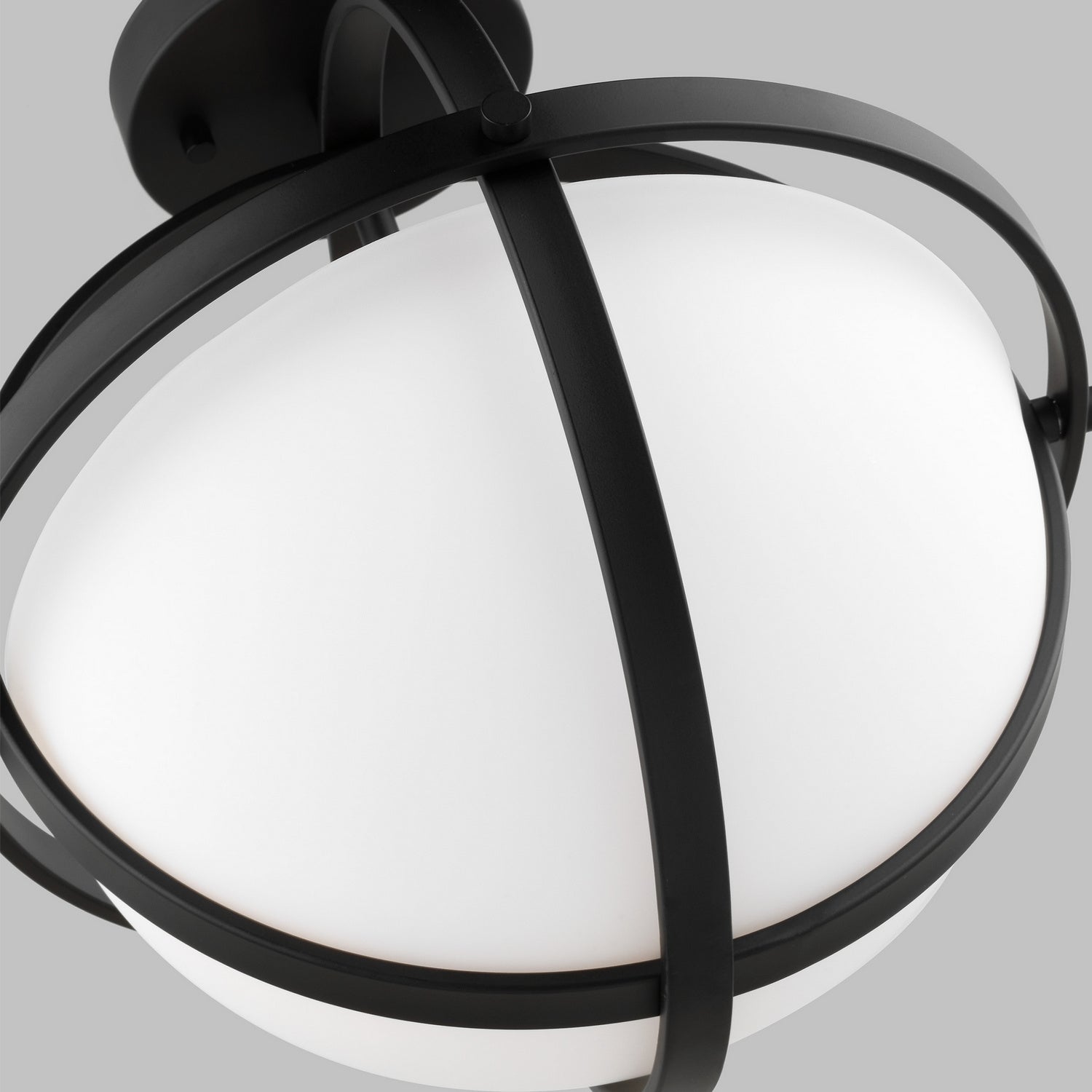 Generation Lighting - 7724602-112 - Two Light Semi-Flush Convertible Pendant - Alturas - Midnight Black