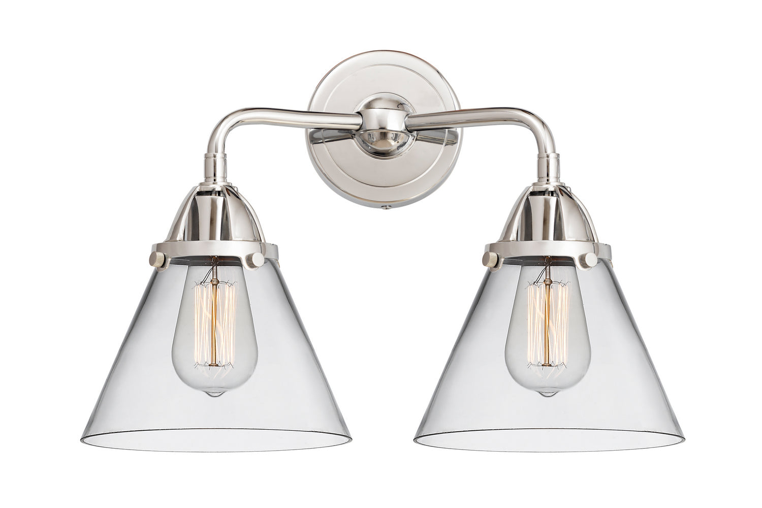 Innovations - 288-2W-PC-G42 - Two Light Bath Vanity - Nouveau 2 - Polished Chrome