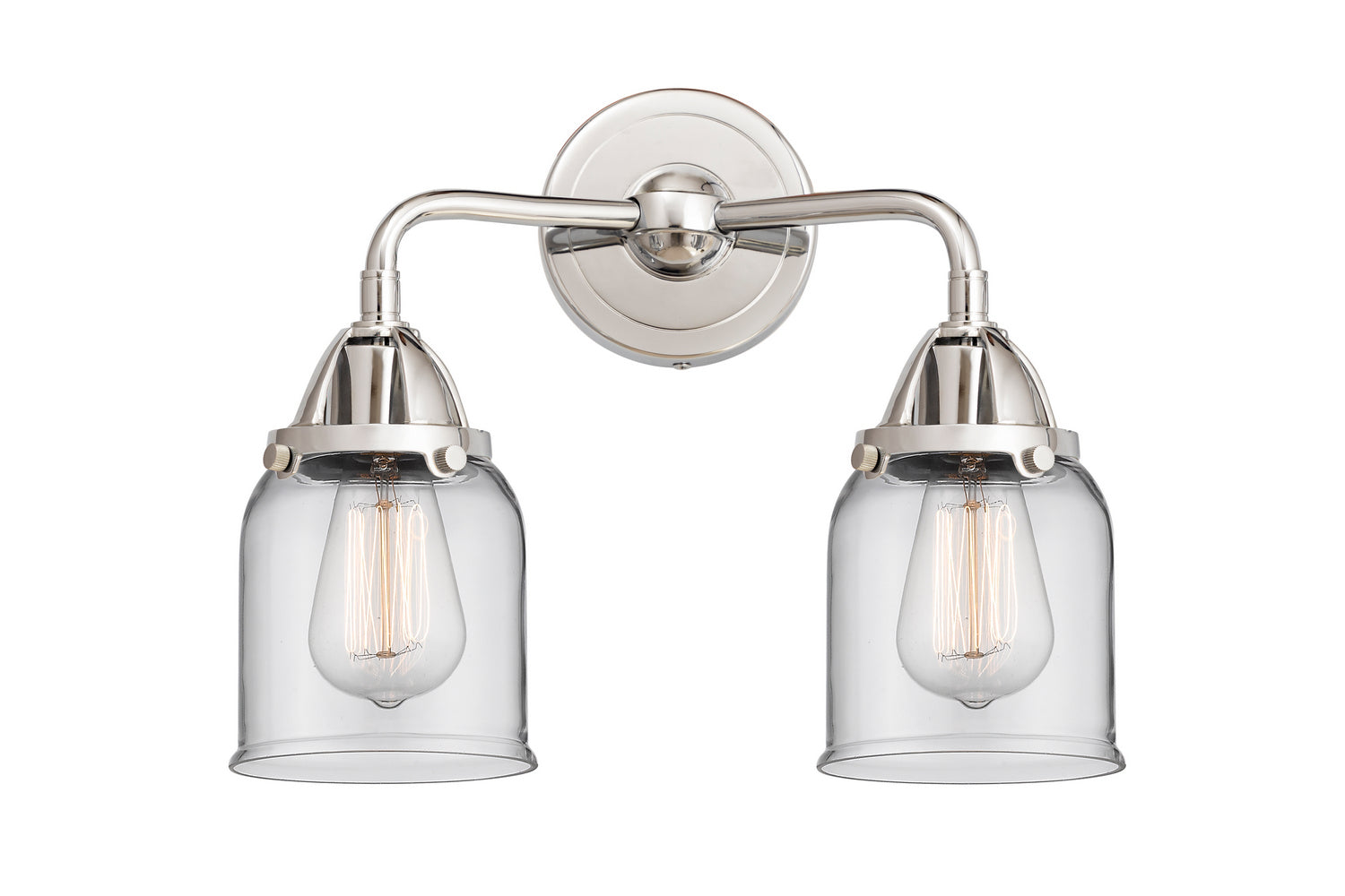 Innovations - 288-2W-PC-G52 - Two Light Bath Vanity - Nouveau 2 - Polished Chrome
