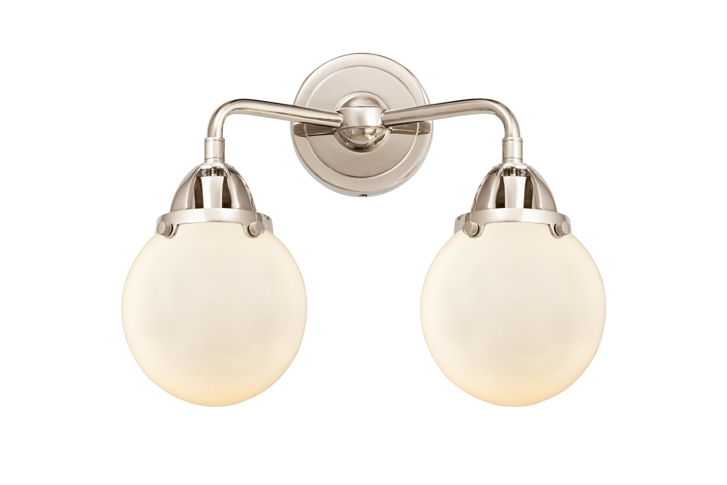 Innovations - 288-2W-PN-G201-6 - Two Light Bath Vanity - Nouveau 2 - Polished Nickel