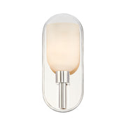 Alora - WV338101PNAR - One Light Vanity - Lucian - Polished Nickel/Alabaster