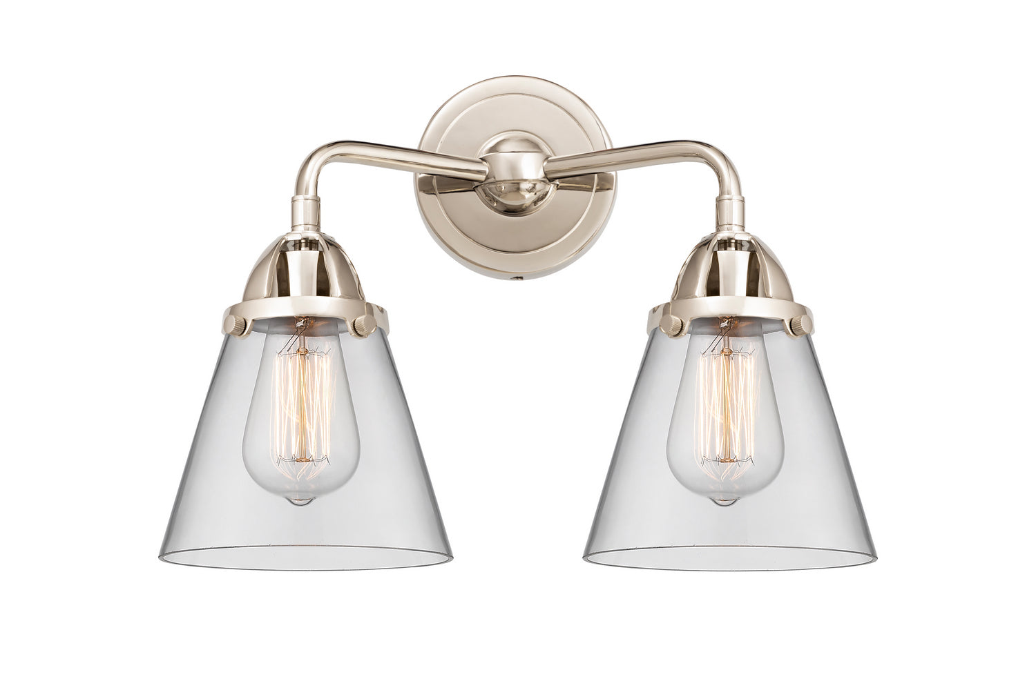 Innovations - 288-2W-PN-G62 - Two Light Bath Vanity - Nouveau 2 - Polished Nickel