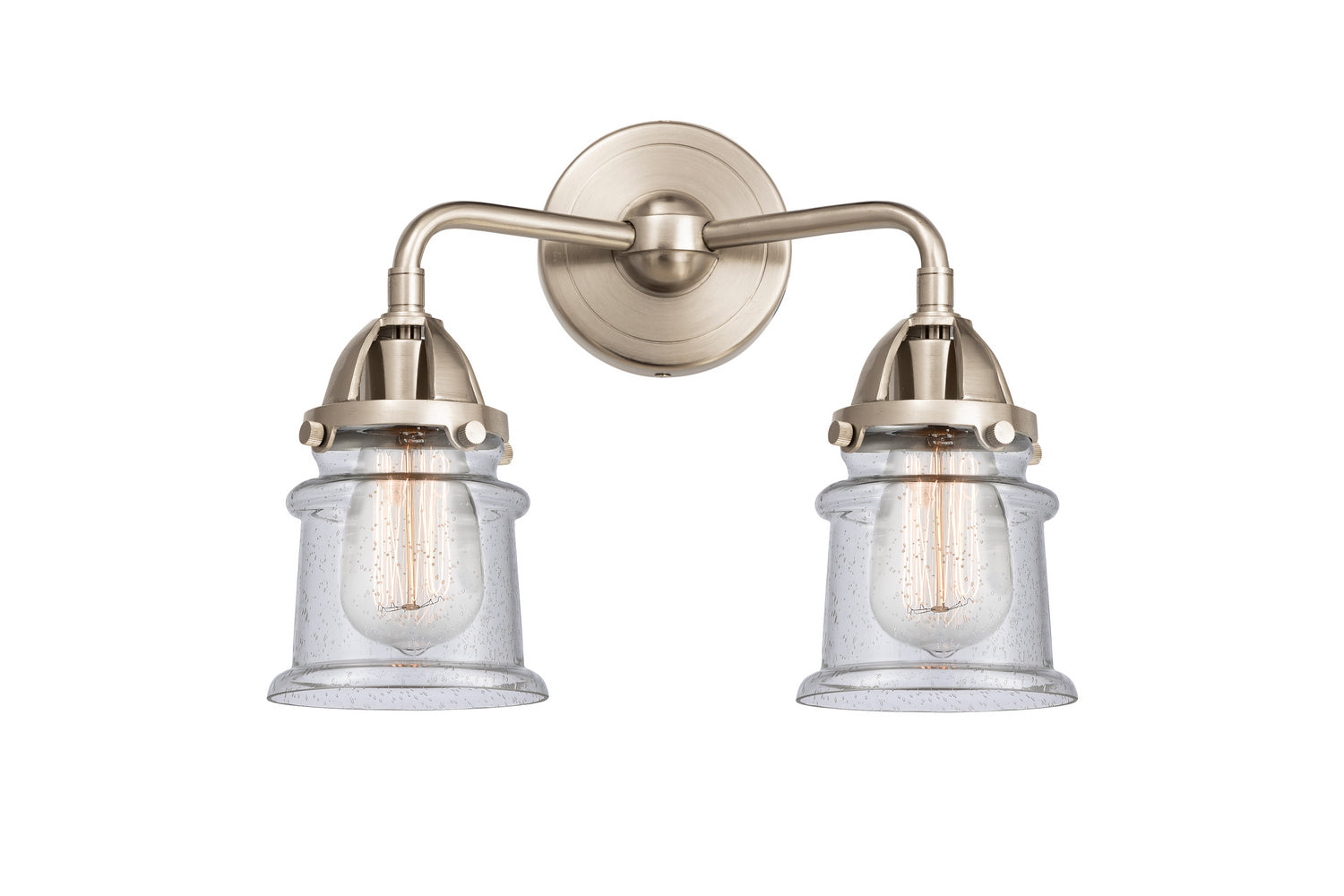 Innovations - 288-2W-SN-G184S - Two Light Bath Vanity - Nouveau 2 - Brushed Satin Nickel