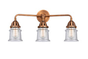 Innovations - 288-3W-AC-G184S - Three Light Bath Vanity - Nouveau 2 - Antique Copper