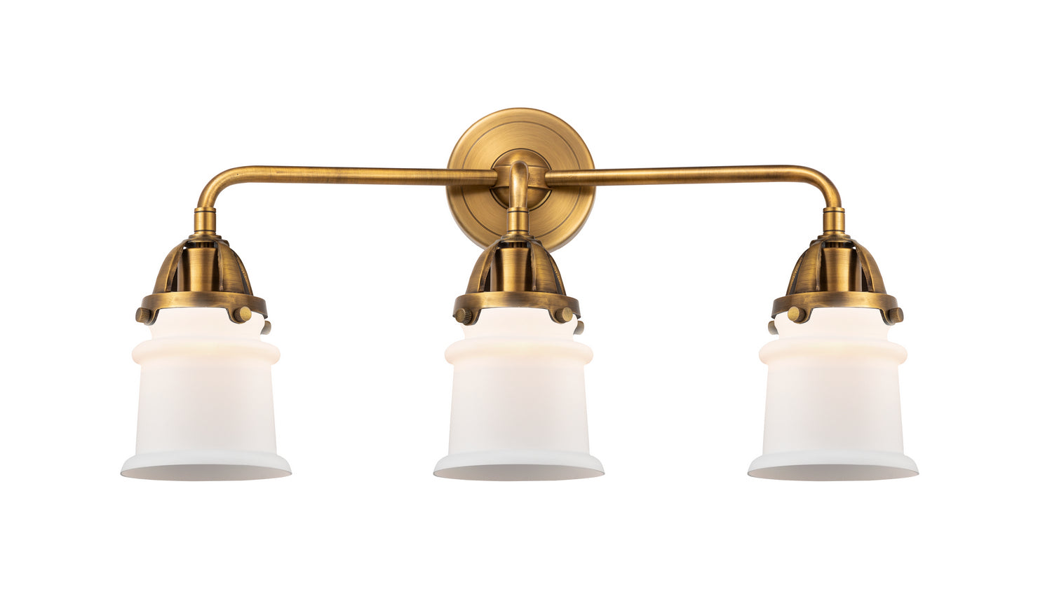 Innovations - 288-3W-BB-G181S - Three Light Bath Vanity - Nouveau 2 - Brushed Brass