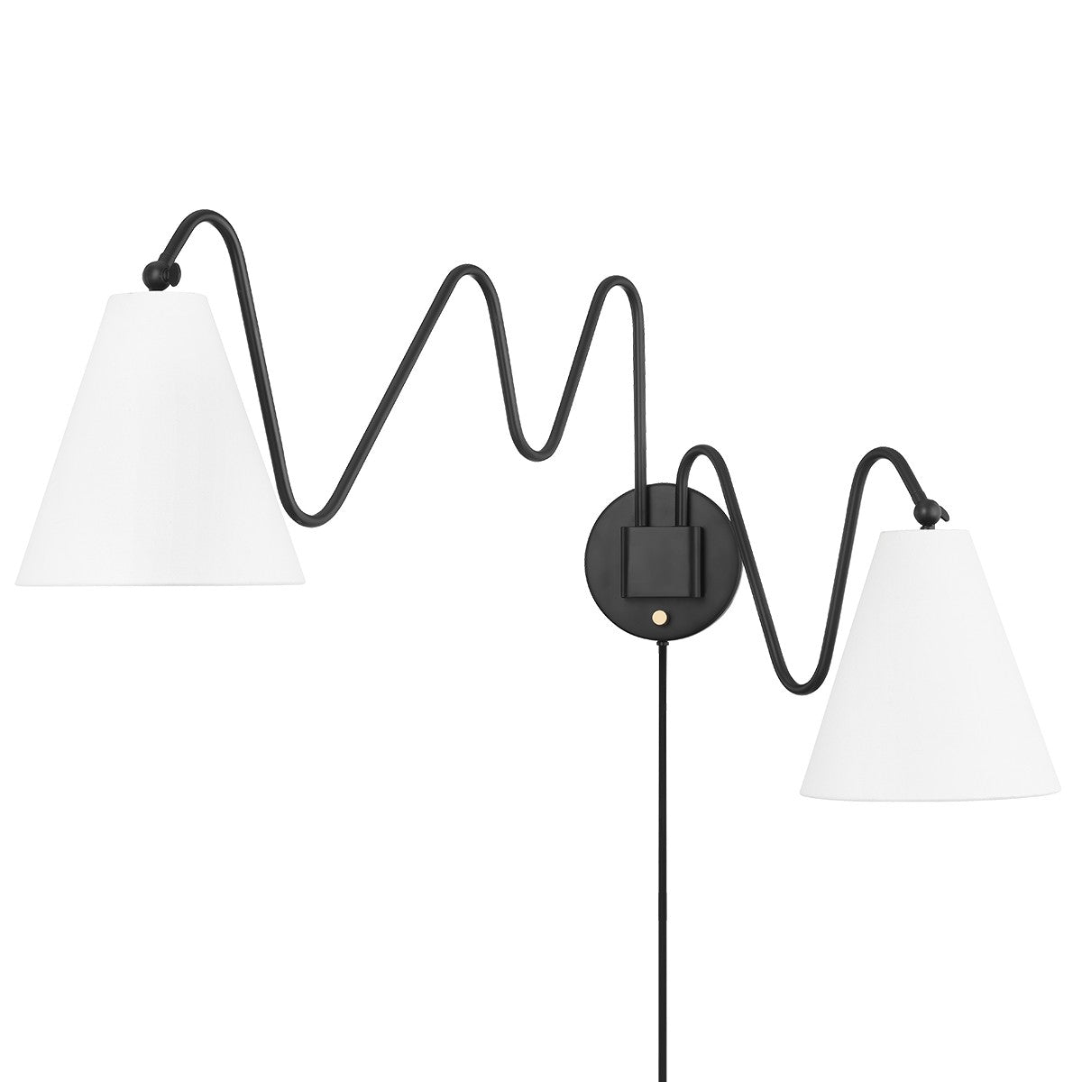 Mitzi - HL699102-SBK - Two Light Wall Sconce - Onda - Soft Black