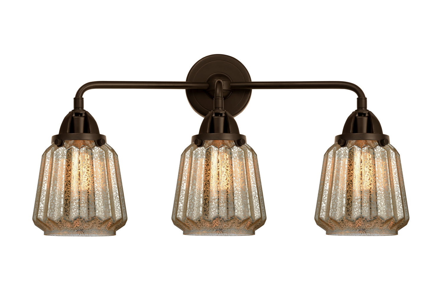 Innovations - 288-3W-OB-G146 - Three Light Bath Vanity - Nouveau 2 - Oil Rubbed Bronze