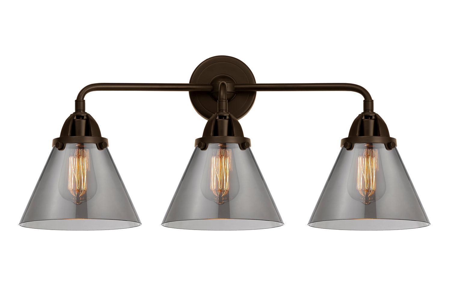 Innovations - 288-3W-OB-G43 - Three Light Bath Vanity - Nouveau 2 - Oil Rubbed Bronze