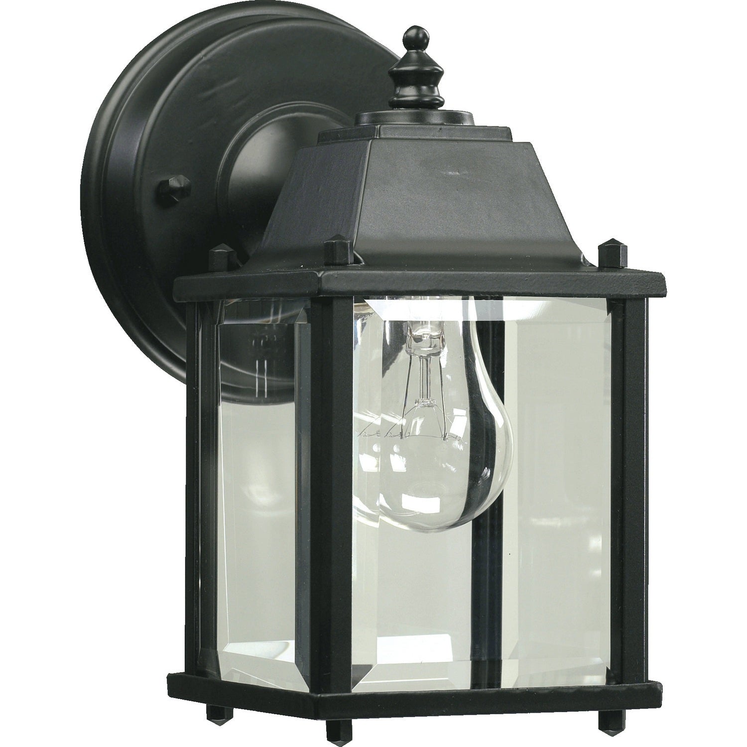 Quorum - 780-15 - One Light Wall Mount - Aluminum Box Lanterns - Black