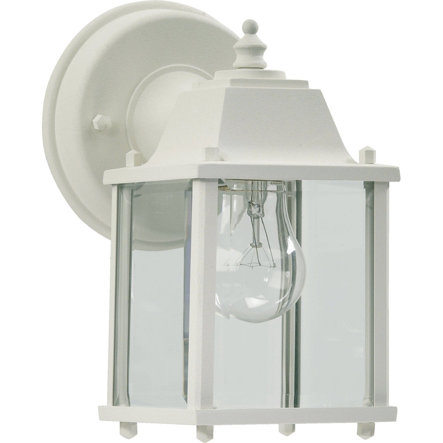 Quorum - 780-6 - One Light Wall Mount - Aluminum Box Lanterns - White