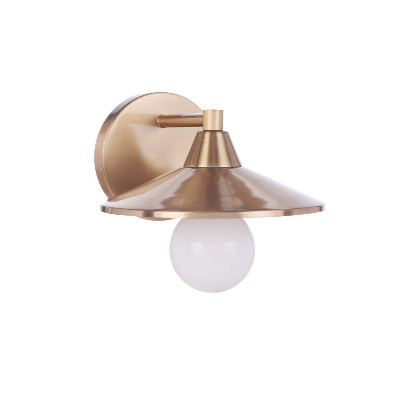 Craftmade - 12508SB1 - One Light Wall Sconce - Isaac - Satin Brass
