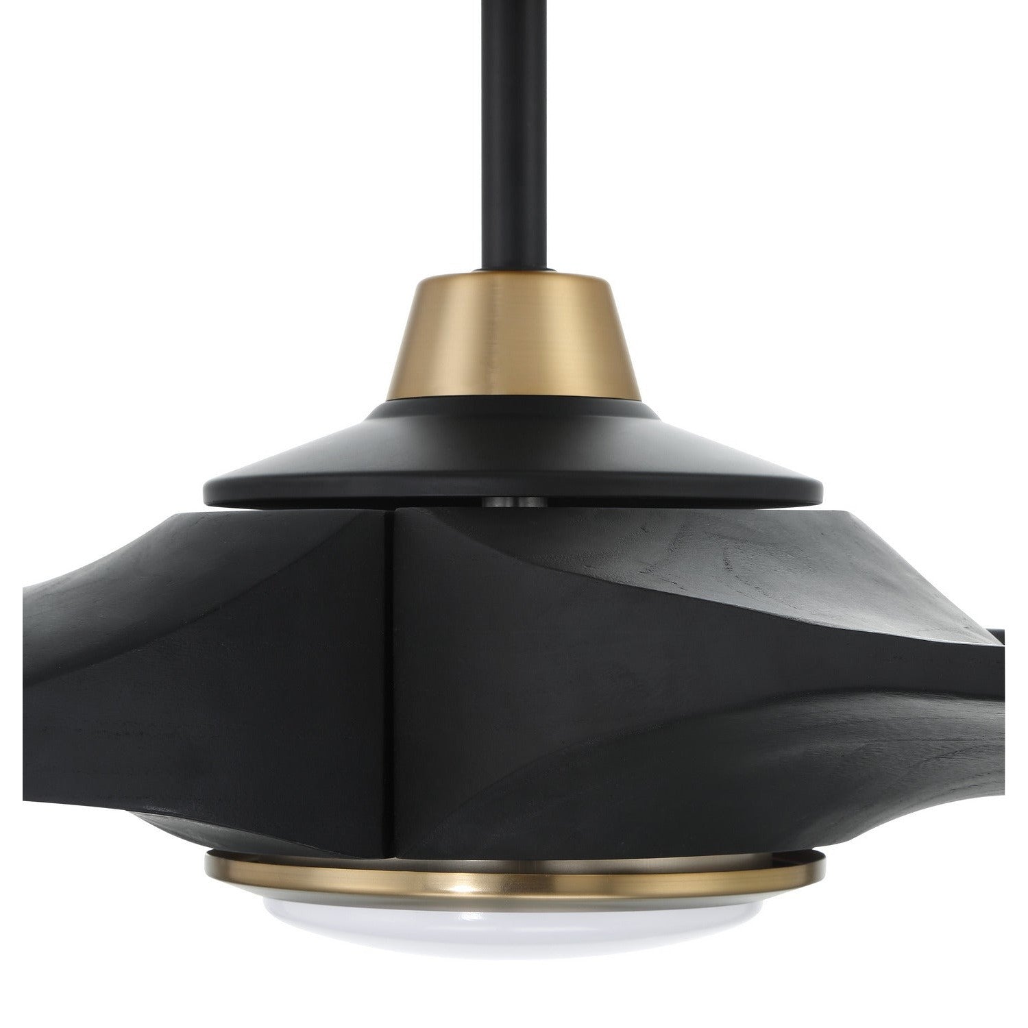 Craftmade - EVY60FBSB3-NWF - 60" Ceiling Fan - Envy 60" Ceiling fan, no Wifi - Flat Black/Satin Brass