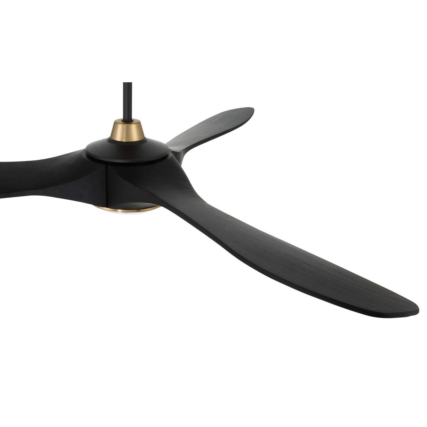 Craftmade - EVY60FBSB3-NWF - 60" Ceiling Fan - Envy 60" Ceiling fan, no Wifi - Flat Black/Satin Brass